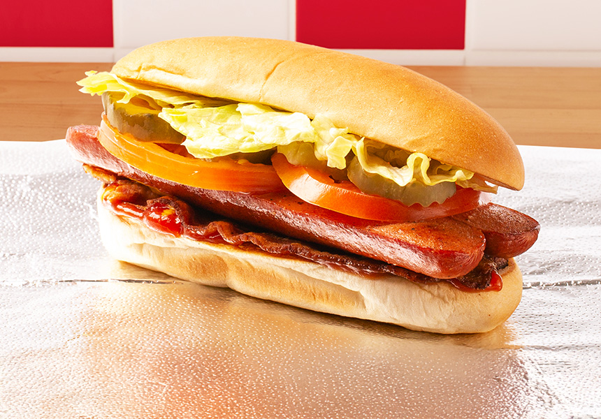 Bacon Hot Dog